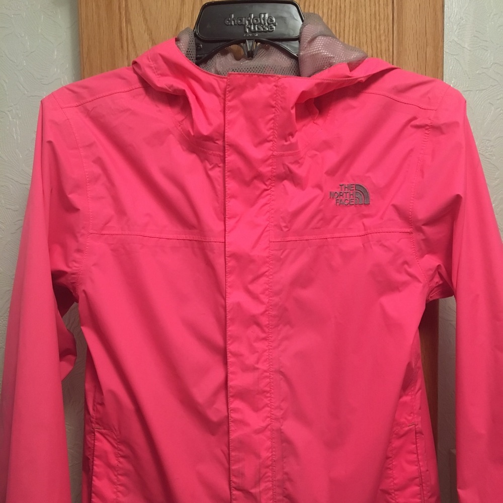 Pink North Face Zipline Raincoat/windbreaker